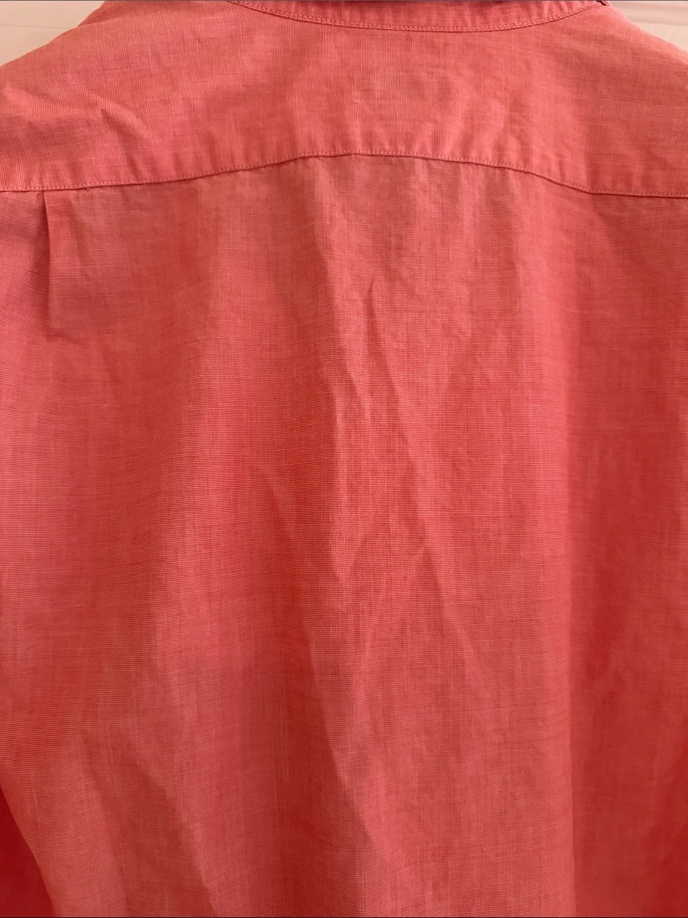J. Crew Men’s Coral Button-Down Long Sleeve Shirt